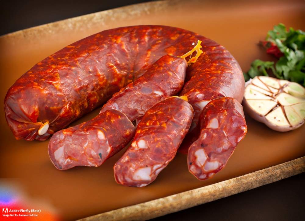 Toluca chorizo: a traditional Mexican sausage with a unique blend of spices and herbs.