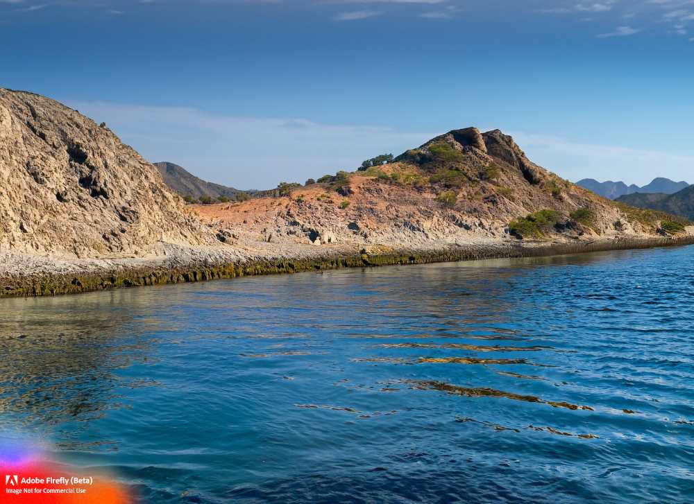 The peaceful waters of Mulegé, Baja California Sur, where on October 2, 1847, the Mexican arms triumphed.