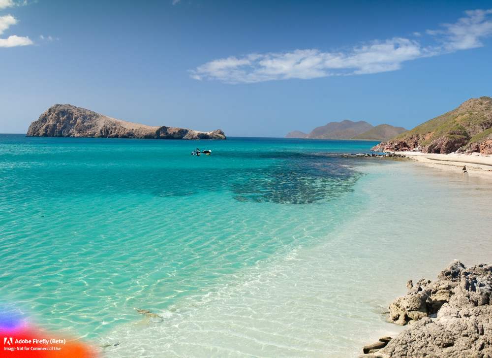The stunning turquoise waters of Balandra Beach in La Paz, Mexico make it a must-visit destination for any traveler.