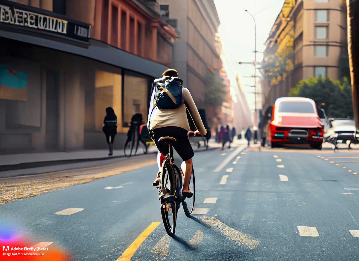 Cycling through the city streets can be a fun and efficient way to commute.