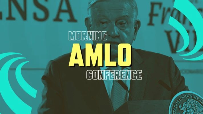 AMLO addresses the media, discussing a range of topics including US politics, energy purchase, etc.
