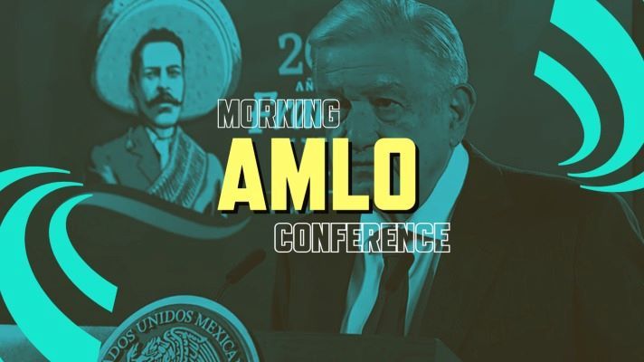 President Andrés Manuel López Obrador addresses the audience, sharing updates on ambassador appointments.