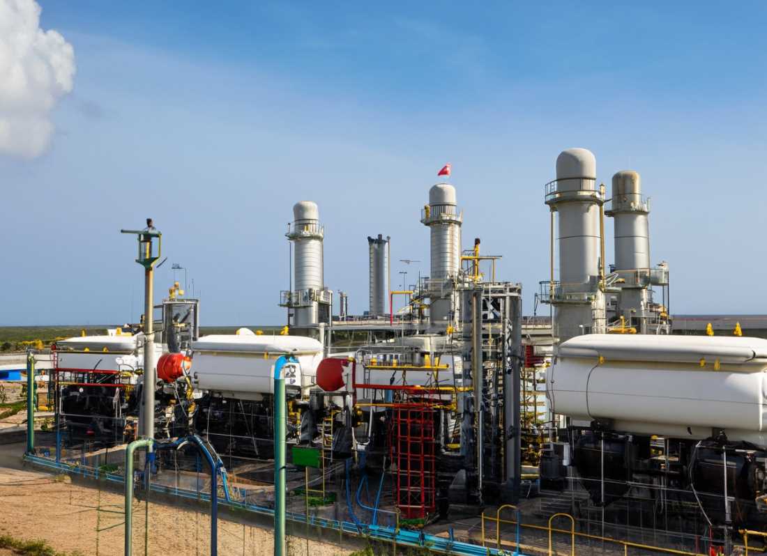 A Pemex natural gas processing center in Tabasco: the epicenter of Mexico's gas production.