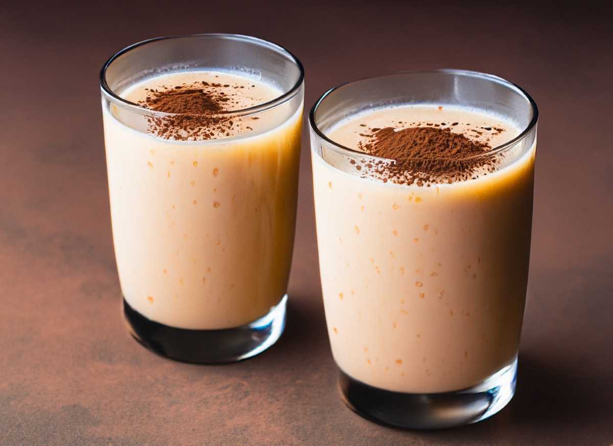Savoring the creamy goodness of Nisiaba Bu'pu, a time-honored South American cold drink rich in cocoa and tradition.