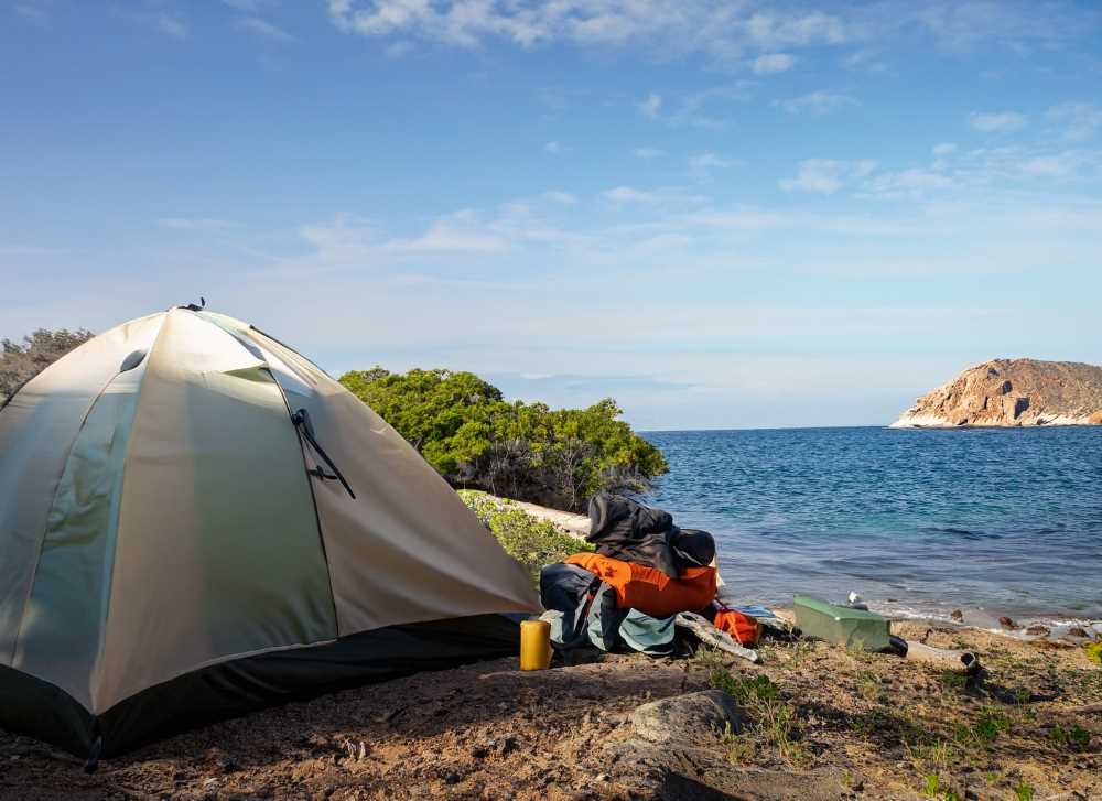 A kayaker's dream come true: Setting up camp on the untouched islands off Bahía de Los Ángeles.
