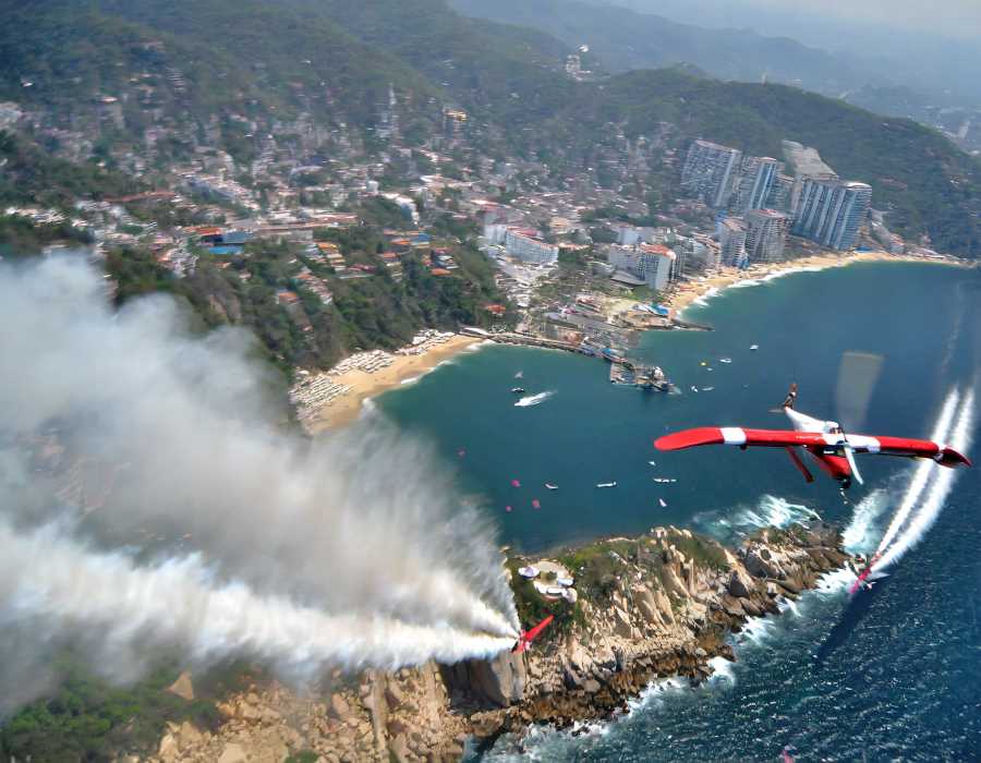 Acapulco's Air Show, 2023 – Where the sky transforms into a theater of dreams.